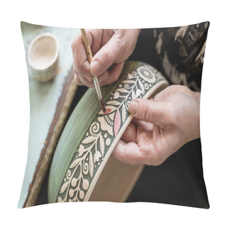 Personality  Artist Painting Pottery Pillow Covers