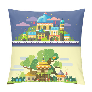 Personality  Fantastic Landscape Pillow Covers