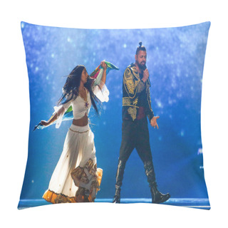 Personality  Joci Papai From Hungary Eurovision 2017 Pillow Covers