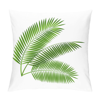 Personality  Palm Leaf Vector Illustration Pillow Covers