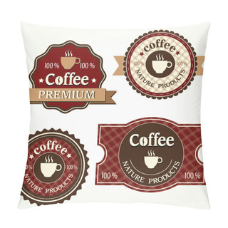 Personality  Coffee Labels Pillow Covers