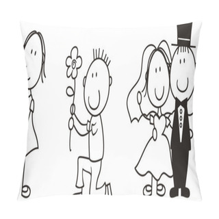 Personality  Funny Wedding Invitation Pillow Covers