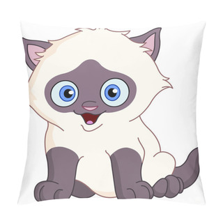 Personality  Siamese Kitten Pillow Covers