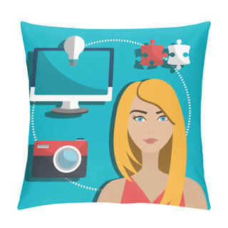 Personality  Graphic Design Work Occupation, Pillow Covers