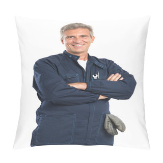 Personality  Happy Mature Mechanic Pillow Covers