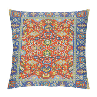 Personality  Persian Detailed Vector Carpet Pillow Covers
