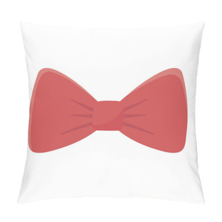 Personality  Isolated Male Bowtie Vector Design Pillow Covers