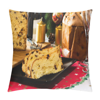 Personality  Italian Christmas Cake Called Panettone Pillow Covers