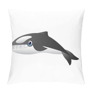 Personality  Smilling Killer Whale Cartoon Pillow Covers