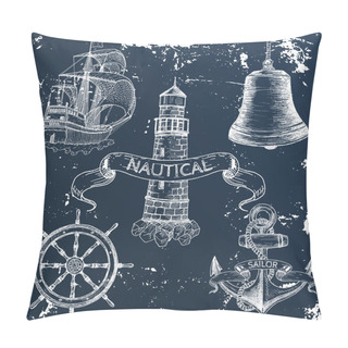 Personality  Items On The Marine Theme. Pillow Covers
