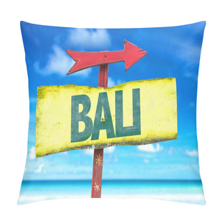 Personality  Bali Text Sign Pillow Covers