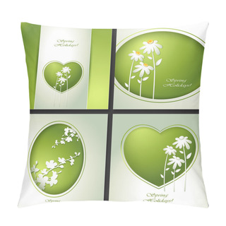 Personality  Spring Flower Background  Pillow Covers