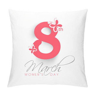Personality  Greeting Card For InternationalWomen's Day Celebration. Pillow Covers