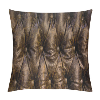 Personality  Buttoned Leater Pattern Pillow Covers
