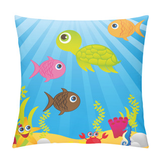 Personality  Sea Cartoon Pillow Covers