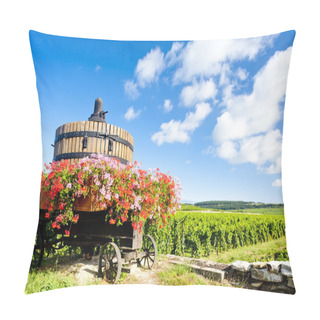 Personality  Vineyards Of Cote De Beaune Near Pommard, Burgundy, France Pillow Covers