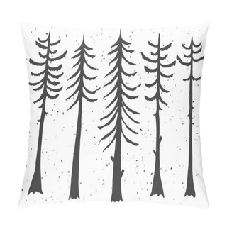 Personality  Stencil Forest Pine Trees Woodland Pillow Covers