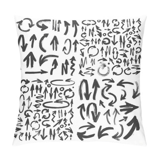 Personality  Brush Stroke Arrows Collection Pillow Covers