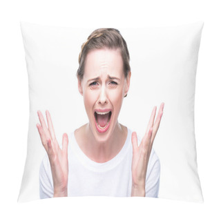 Personality  Attractive Screaming Woman   Pillow Covers