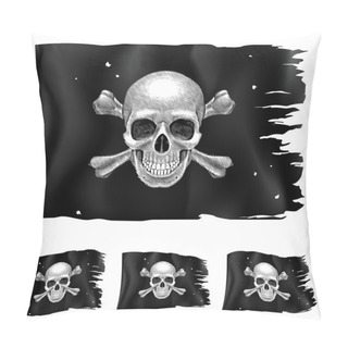 Personality  Three Types Of Pirate Flag Pillow Covers