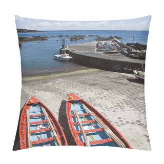 Personality  Small Harbour Of Ribeiras In Pico Island, Azores Pillow Covers