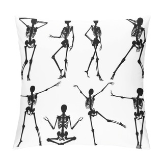 Personality  Collect Skeleton Silhouettes Pillow Covers