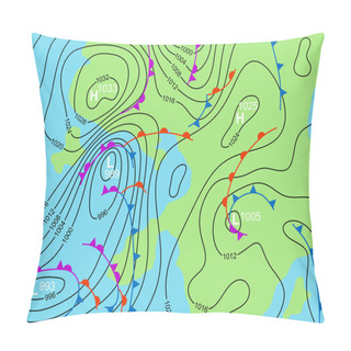 Personality  Weather System Pillow Covers