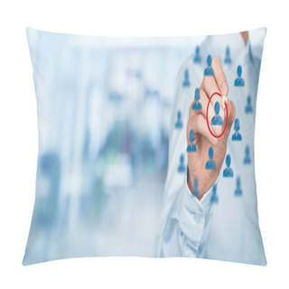 Personality  Marketing Segmentation And Leader Pillow Covers