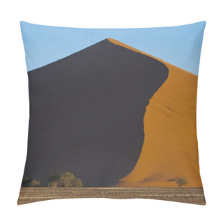 Personality  Scenic View Of Dunes, Selective Focus Pillow Covers