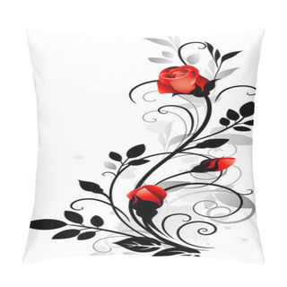 Personality  Ornament With Roses Pillow Covers
