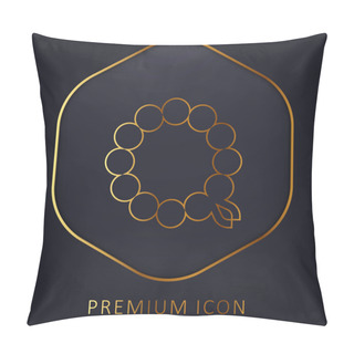 Personality  Bracelet Golden Line Premium Logo Or Icon Pillow Covers