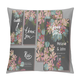 Personality  Floral Cosmos Flowers Pillow Covers