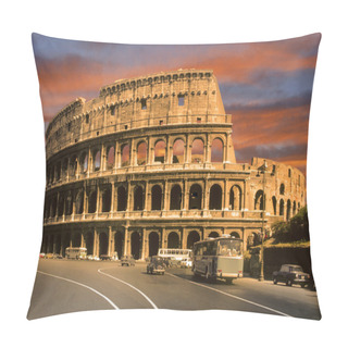 Personality  The Coliseum In Rome Pillow Covers