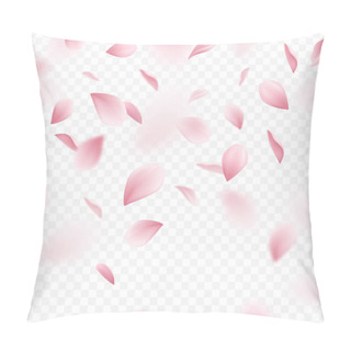 Personality  Sakura Realistic Background Pillow Covers