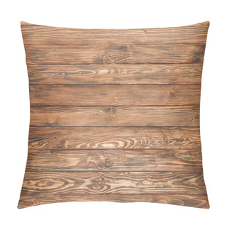 Personality  Wooden Textured Background With Copy Space Pillow Covers