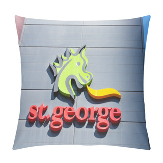 Personality  St. George Bank Symbol On Office Building Perth Pillow Covers