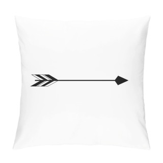 Personality  Tribal Arrow Icon Design Template Vector Isolated Pillow Covers