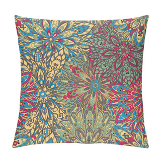 Personality  Seamless Mandala Pattern Pillow Covers