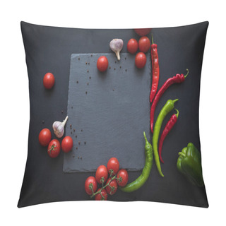 Personality  Ripe Vegetables And Slate Board Pillow Covers