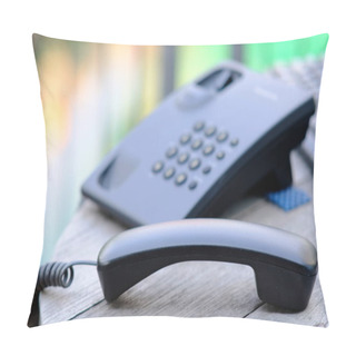 Personality  Telephone On The Desk And Space Pillow Covers