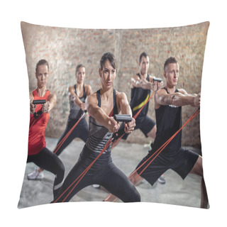 Personality  Powerful Exercise With Resistance Band Pillow Covers