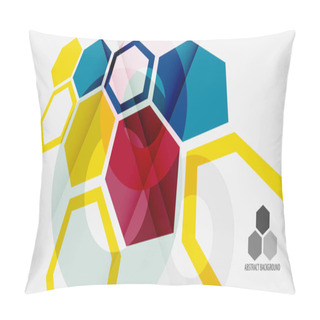 Personality  Geometric Colorful Abstract Background Pillow Covers