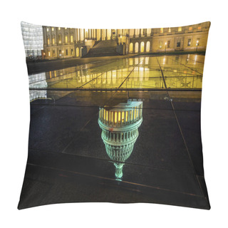 Personality  US Capitol Reflection North Side Night Stars Washington DC Pillow Covers