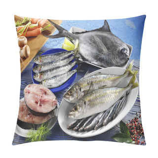 Personality  Assorted Fresh Bluefish Pillow Covers