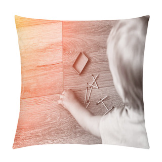 Personality  A Small Child Plays With Matches, A Fire, A Fire Flares Up, Danger, Child And Matches, Lucifer Match Pillow Covers