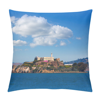 Personality  Alcatraz Island Penitentiary In San Francisco Bay California Pillow Covers