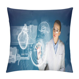 Personality  Woman Scientist Pillow Covers