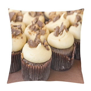 Personality  Assorted Cupcakes On Display Pillow Covers