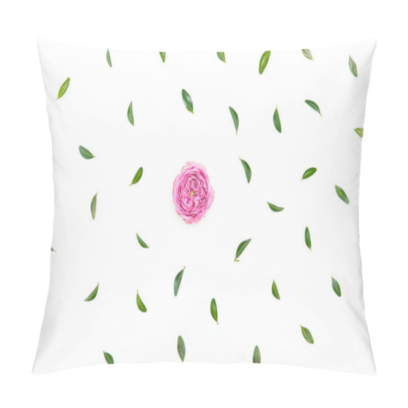 Personality  Beautiful pink rose pillow covers