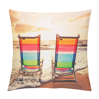Personality  Hawaiian Vacation Sunset Concept Pillow Covers